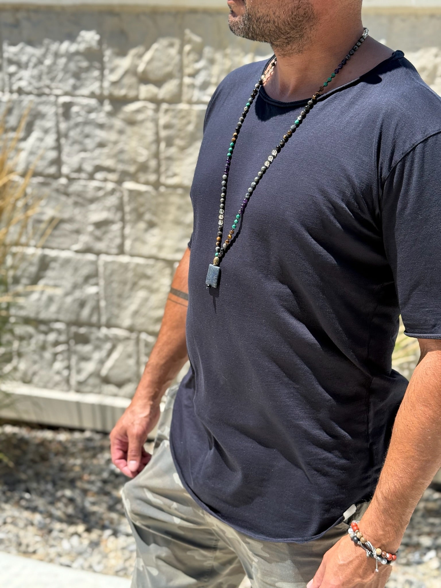 Mystic Mala & RuneStone Bracelet Set