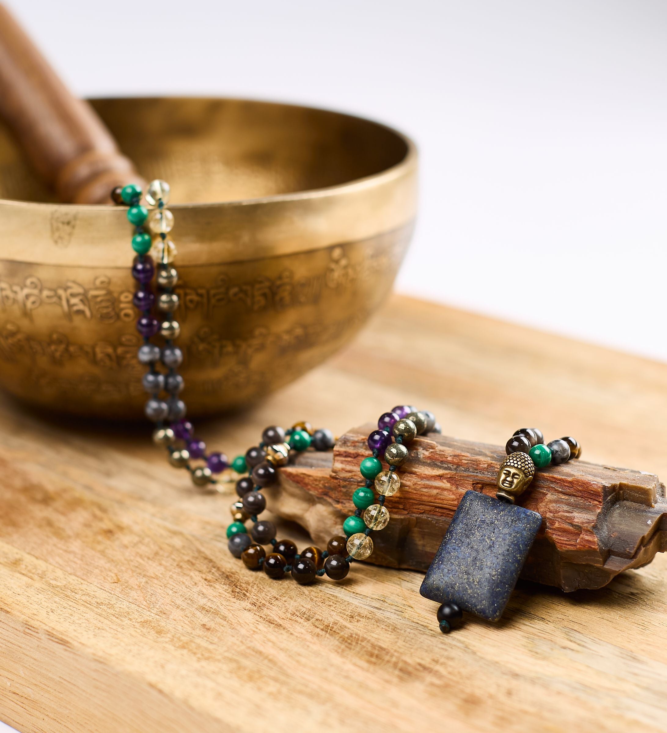 Mystic Mala & RuneStone Bracelet Set